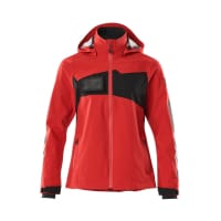 MASCOT Outer Shell Jacket 18011-249 ACCELERATE Ladies fit, breathable, wind- and waterproof, lightweight traffic red/black 4XL
