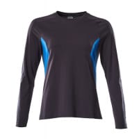 MASCOT T-shirt, long-sleeved 18391-959 ACCELERATE Premium Performance, Ladies fit dark navy/azure blue M(1 pcs.)