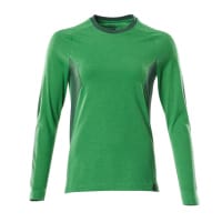 MASCOT T-shirt, long-sleeved 18391-959 ACCELERATE Premium Performance, Ladies fit grass green/green S(1 pcs.)
