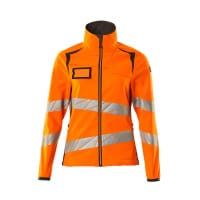 MASCOT Softshell Jacket 19012-143 ACCELERATE SAFE Ladies fit, breathable, windproof and water-repellent, two-toned hi-vis orange/dark anthracite M