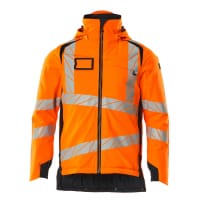Mascot Winter Jacket 19035-449 Accelerate Safe Breathable, Wind- And Waterproof, Climascot,Hi-Vis Orange/Dark Navy,5XL