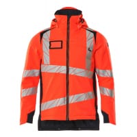 Mascot Winter Jacket 19035-449 Accelerate Safe Breathable, Wind- And Waterproof, Climascot,Hi-Vis Red/Dark Navy,5XL