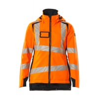 Mascot Winter Jacket 19045-449 Accelerate Safe Ladies Fit, Breathable, Wind- And Waterproof, Climascot,Hi-Vis Orange/Dark Navy,5XL