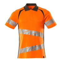 MASCOT Polo shirt 19083-771 ACCELERATE SAFE Premium, Modern fit, two-toned hi-vis orange/dark anthracite M(1 pcs.)