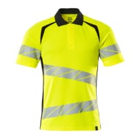 MASCOT Polo shirt 19083-771 ACCELERATE SAFE Premium, Modern fit, two-toned hi-vis yellow/black 5XL(1 pcs.)