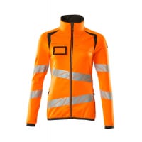 Mascot Fleece Jumper With Zipper 19153-315 Accelerate Safe Ladies Fit, Two-Toned Hi-Vis Orange/Dark Anthracite M