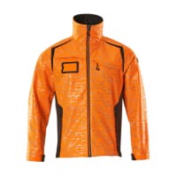 MASCOT Softshell Jacket 19202-291 ACCELERATE SAFE Modern fit, breathable, windproof and water-repellent, reflective hi-vis orange/dark anthracite M