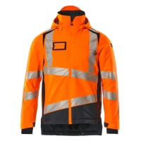 Mascot Winter Jacket 19335-231 Accelerate Safe Breathable, Wind- And Waterproof, Climascot,Hi-Vis Orange/Dark Navy,5XL