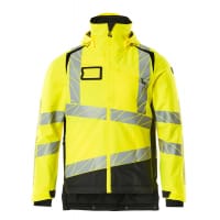 Mascot Winter Jacket 19335-231 Accelerate Safe Breathable, Wind- And Waterproof, Climascot,Hi-Vis Yellow/Black,5XL