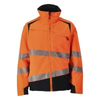 Mascot Winter Jacket 19435-231 Accelerate Safe Climascot,Hi-Vis Orange/Dark Navy,5XL