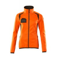 Mascot Fleece Jumper With Zipper 19453-316 Accelerate Safe Ladies Fit, Two-Toned, Reflective Hi-Vis Orange/Dark Anthracite M