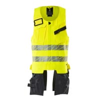 MASCOT Tool Vest 19589-711 ACCELERATE SAFE ULTIMATE STRETCH, water-repellent, two-toned hi-vis yellow/dark navy S