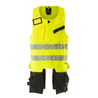 MASCOT Tool Vest 19589-711 ACCELERATE SAFE ULTIMATE STRETCH, water-repellent, two-toned hi-vis yellow/black S