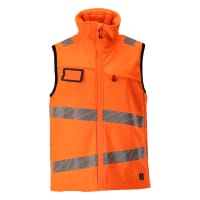 MASCOT Softshell Gilet 24065-143 ACCELERATE SAFE Modern fit, breathable, windproof and water-repellent hi-vis orange L