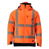 Mascot Winter Jacket 24335-231 Accelerate Safe Breathable, Wind- And Waterproof, Climascot,Hi-Vis Orange,5XL