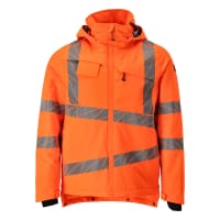 Mascot Winter Jacket 24435-231 Accelerate Safe Breathable, Wind- And Waterproof, Climascot,Hi-Vis Orange,5XL