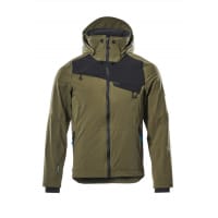 MASCOT Outer Shell Jacket 17001-411 ADVANCED ULTIMATE STRETCH, waterproof, lightweight moss green/black S