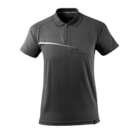 MASCOT Polo Shirt with chest pocket 17283-945 ADVANCED Premium, moisture wicking, Modern fit dark anthracite S