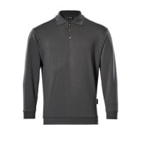 Mascot Polo Sweatshirt 00785-280 Crossover Premium, Classic Fit Dark Anthracite M
