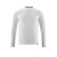 Mascot T-Shirt, Long-Sleeved 20181-959 Crossover Premium Performance, Prowash,White,5XL(1 pcs.)
