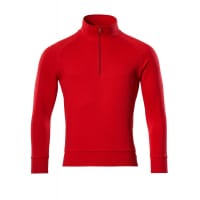 Mascot Sweatshirt With Half Zip 50611-971 Crossover Basic, Modern Fit Traffic Red M