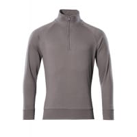 Mascot Sweatshirt With Half Zip 50611-971 Crossover Basic, Modern Fit Anthracite M