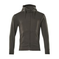 Mascot Hoodie With Zipper 51590-970 Crossover Basic, Modern Fit Dark Anthracite M