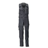 Mascot Combi Suit With Kneepad Pockets 22069-311 Customized Ultimate Stretch, Lightweight, Water-Repellent Black L35W46.5