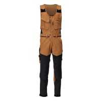 Mascot Combi Suit With Kneepad Pockets 22069-311 Customized Ultimate Stretch, Lightweight, Water-Repellent Nut Brown/Black L32W48.5