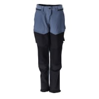 Mascot Trousers With Kneepad Pockets 22278-605 Customized Ladies Fit Diamond, Ultimate Stretch, Lightweight, Water-Repellent Stone Blue/Dark Navy L32W30.5