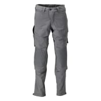 Mascot Trousers With Kneepad Pockets 22279-605 Customized Ultimate Stretch, Lightweight, Water-Repellent Stone Grey L32W32.5
