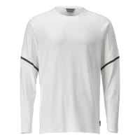 Mascot T-Shirt, Long-Sleeved 22281-461 Customized Premium, Modern Fit White M