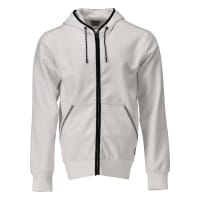 Mascot Hoodie With Zipper 22486-378 Customized Premium, Modern Fit White 5Xl