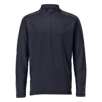 Mascot T-Shirt, Long-Sleeved, With Half Zip 22681-618 Customized Premium, Modern Fit, Moisture Wicking Dark Navy M