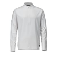 Mascot T-Shirt, Long-Sleeved, With Half Zip 22681-618 Customized Premium, Modern Fit, Moisture Wicking White 5Xl