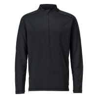 Mascot T-Shirt, Long-Sleeved, With Half Zip 22681-618 Customized Premium, Modern Fit, Moisture Wicking Black 5Xl