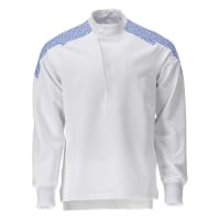 Mascot Smock 20052-511 Food & Care Ultimate Stretch, Lightweight, Prowash,White/Azure Blue,5XL