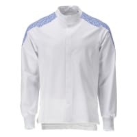Mascot Jacket 20054-511 Food & Care Ultimate Stretch, Lightweight, Prowash,White/Azure Blue,5XL