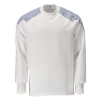 Mascot Sweatshirt 20084-932 Food & Care Premium Performance, Prowash,White/Azure Blue,5XL