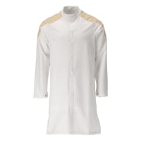 Mascot Coat, Long 20154-511 Food & Care Ultimate Stretch, Lightweight, Prowash,White/Curry Gold,XS