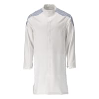 Mascot Coat, Long 20154-511 Food & Care Ultimate Stretch, Lightweight, Prowash,White/Azure Blue,XS