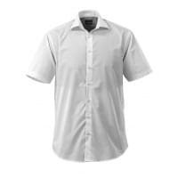 Mascot Shirt, Short-Sleeved 50632-984 Frontline Premium, Poplin, Classic Fit White M (15.5)