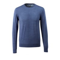 Mascot Knitted Jumper 50636-989 Frontline Premium, Round Neck, Merino Wool Blue-Flecked M