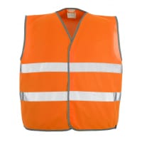 Mascot Traffic Vest 50187-874 Safe Classic Touch Fastening Hi-Vis Orange 3/4Xl(10 Pcs.)