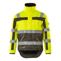 Mascot Winter Jacket 07223-880 Safe Compete Pile Lining, Waterproof Hi-Vis Yellow/Anthracite 5Xl