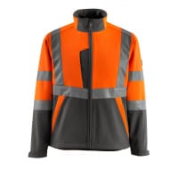 Mascot Softshell Jacket 15902-253 Safe Light Breathable, Fleece On Inner Side Hi-Vis Orange/Dark Anthracite M