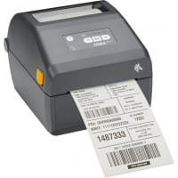 Zebra ZD421 Thermal Transfer Label Printer – 300 DPI, 305 mm/s, USB/Bluetooth, Ethernet LAN, 4.09" Print Width, Rugged Design – Model ZD4A043-C0EE00EZ