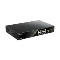 D-Link DGS-1010MP network switch Unmanaged Gigabit Ethernet (10/100/1000) Power over Ethernet (PoE) 1U Black