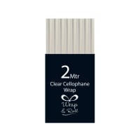 Eurowrap Cellophane Wrap Roll 2m Clear (Pack of 49) 30933-GWCC