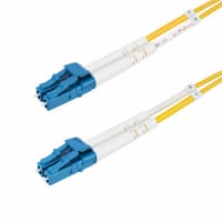 StarTech.com 7m (22.9ft) LC to LC (UPC) OS2 Single Mode Duplex Fiber Optic Cable, 9/125µm, 100G, Bend Insensitive, Low Insertion Loss - LSZH Fiber Jumper Cord